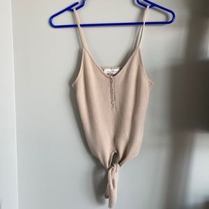 Treasure and Bond tie knit camisole
